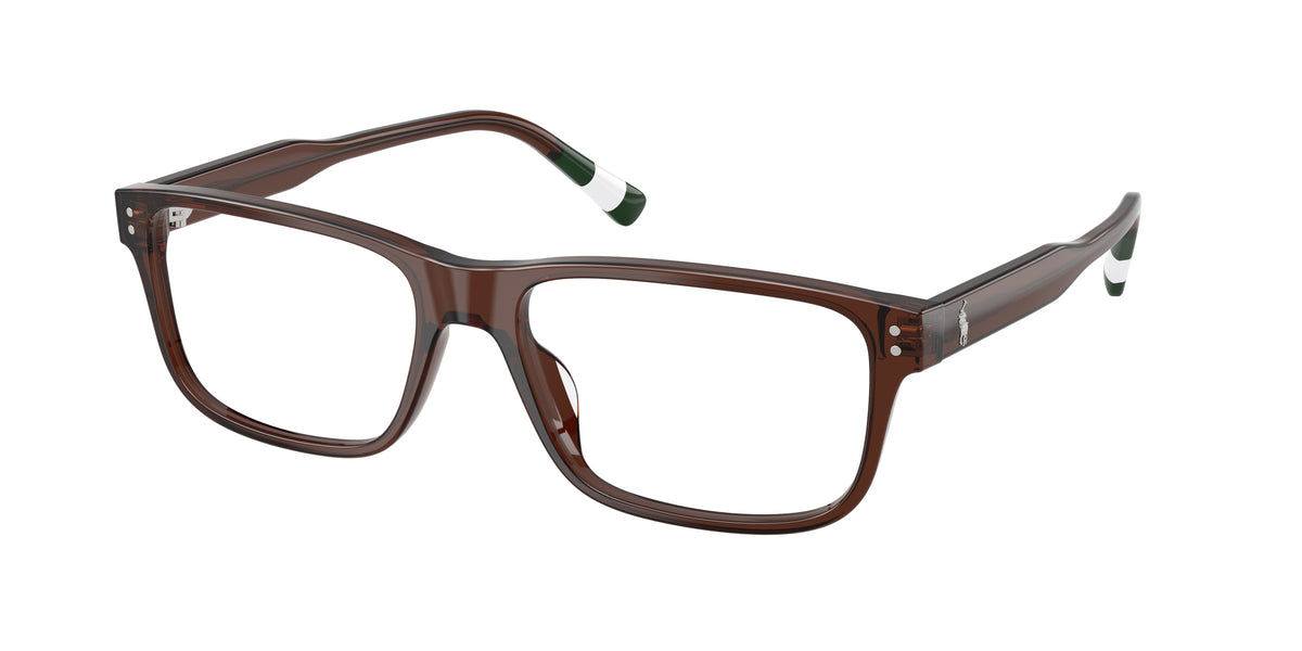 Polo Ralph Lauren PH2302U Shiny Transparent Brown Eyeglasses