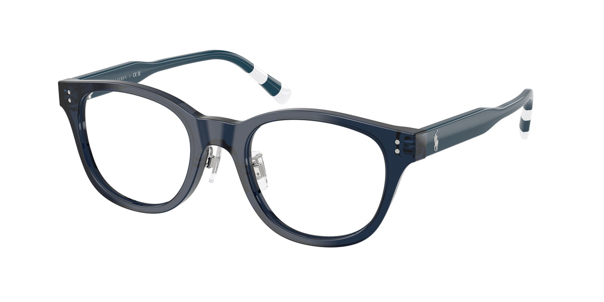 Polo Ralph Lauren PH2303F Shiny Transparent Blue Eyeglasses