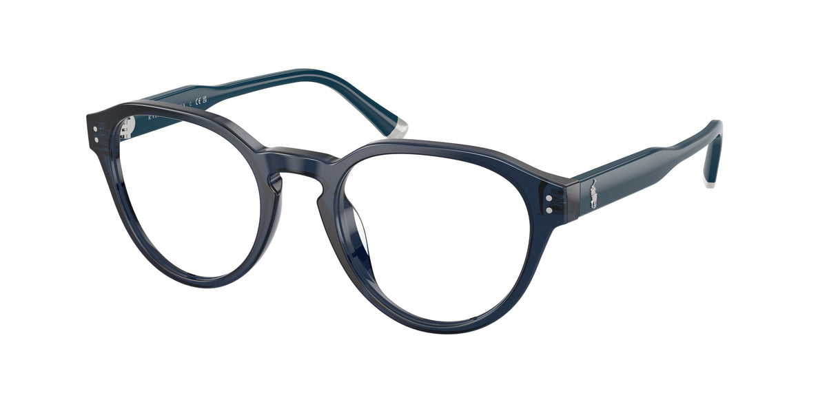 Polo Ralph Lauren PH2304F Shiny Transparent Navy Blue Eyeglasses