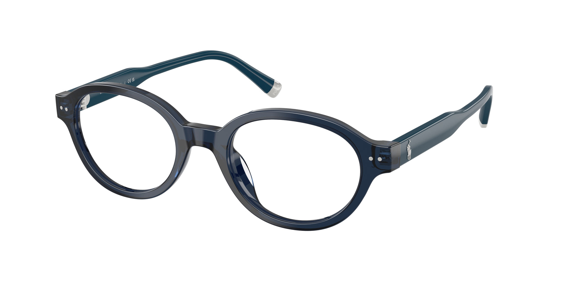 Polo Ralph Lauren PH2305F Shiny Transparent Navy Blue Eyeglasses
