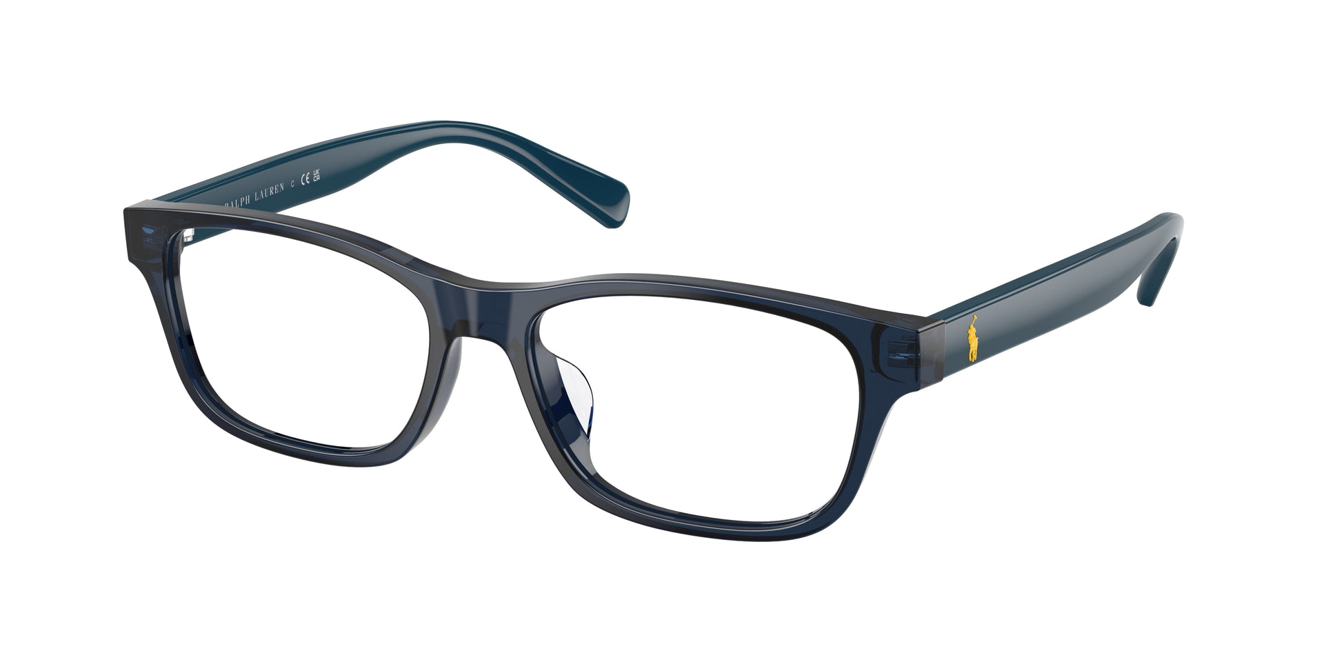 Polo Ralph Lauren PH2306D Shiny Transparent Navy Blue Eyeglasses
