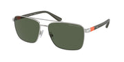 Polo Ralph Lauren PH3137 Shiny Silver Sunglasses
