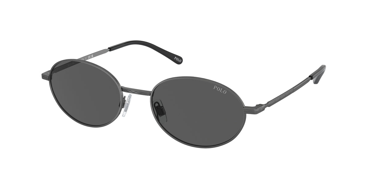 Polo Ralph Lauren PH3145 Semishiny Dark Gunmetal Sunglasses