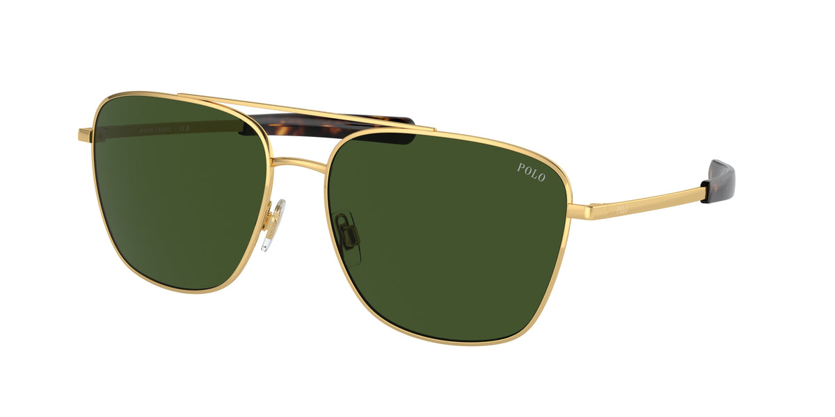Polo Ralph Lauren PH3147 Shiny Gold Sunglasses