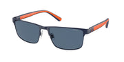 Polo Ralph Lauren PH3155 Semishiny Navy Blue Sunglasses