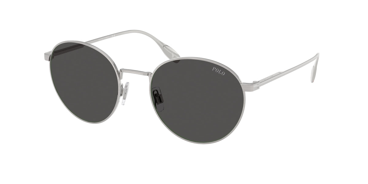 Polo Ralph Lauren PH3158 Brushed Silver Sunglasses