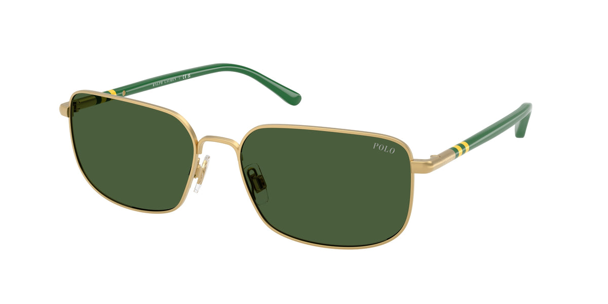 Polo Ralph Lauren PH3159 Semishiny Pale Gold Sunglasses