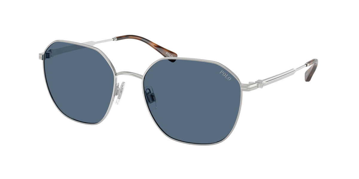 Polo Ralph Lauren PH3160 Shiny Silver Sunglasses