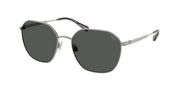 Polo Ralph Lauren PH3160 Brushed Gunmetal Metal Sunglasses