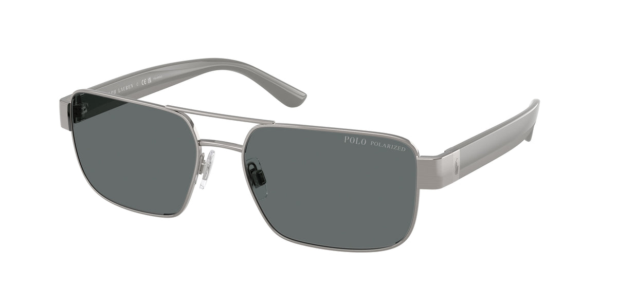 Polo Ralph Lauren PH3161 Brushed Gunmetal Sunglasses