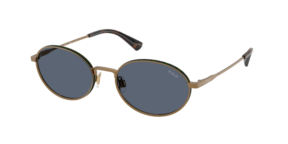 Polo Ralph Lauren PH3162 Semishiny Brass Sunglasses