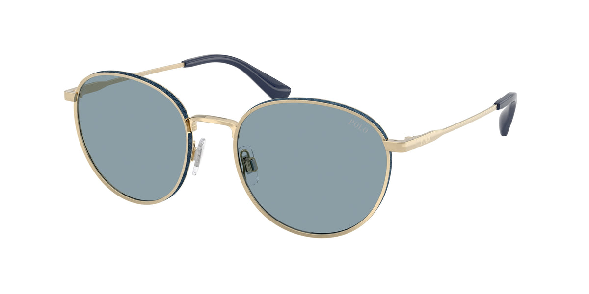 Polo Ralph Lauren PH3163 Pale Gold/Denim Sunglasses