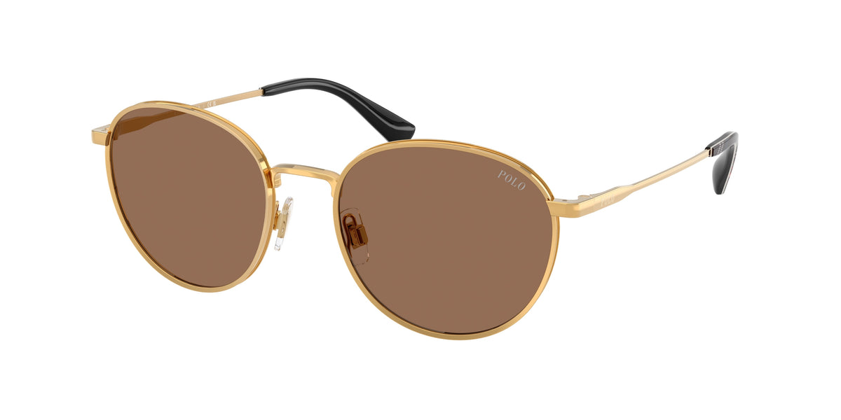 Polo Ralph Lauren PH3163 Shiny Brass Sunglasses