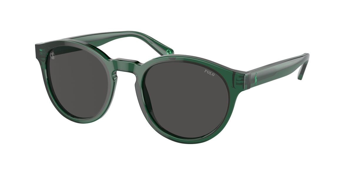 Polo Ralph Lauren PH4192 Shiny Transparent Green Sunglasses