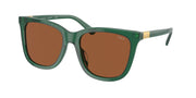 Polo Ralph Lauren PH4201U Shiny Transparent Green Sunglasses