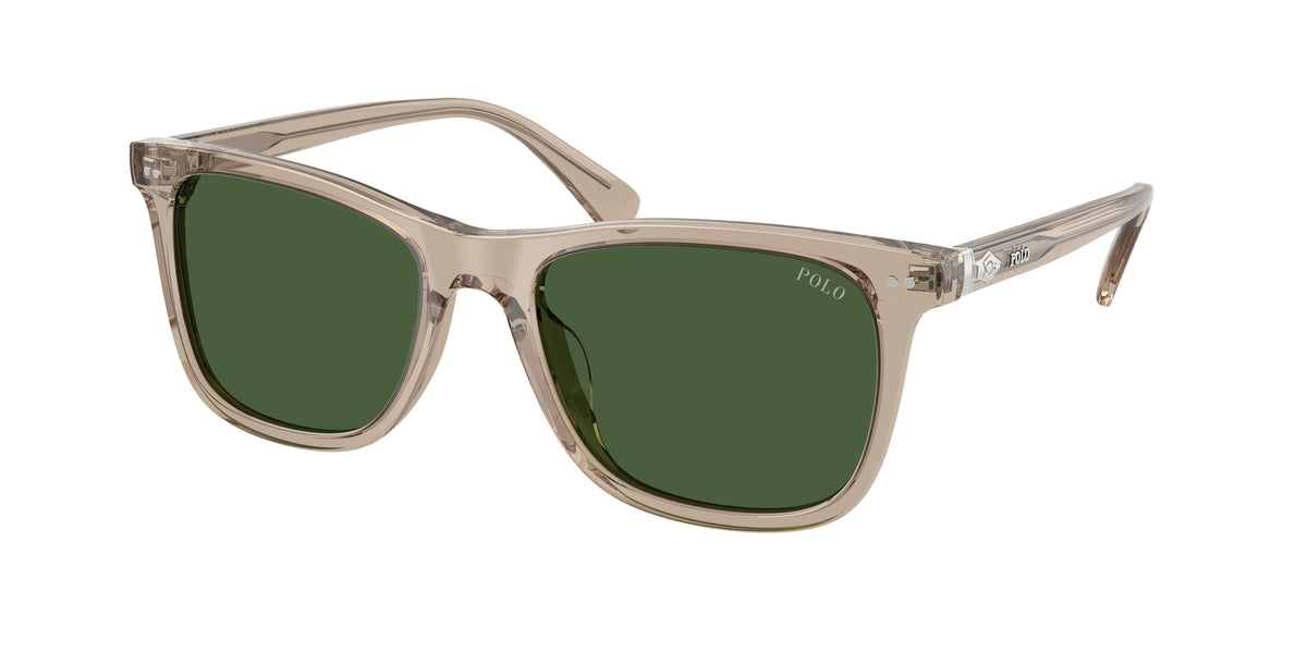 Polo Ralph Lauren PH4220U Shiny Transparent Dark Taupe Sunglasses