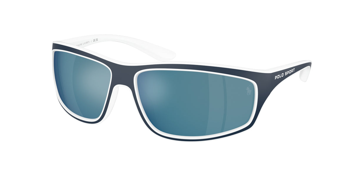 Polo Ralph Lauren PH4227U Matte White/Blue Sunglasses