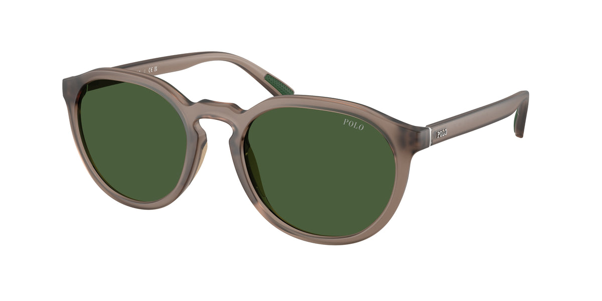 Polo Ralph Lauren PH4232U Matte Transparent Brown Sunglasses