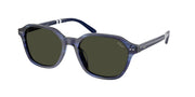 Polo Ralph Lauren PH4234U Shiny Striped Blue Sunglasses