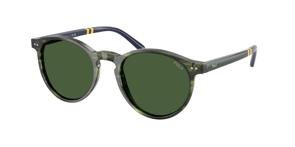 Polo Ralph Lauren PH4236 Striped Green Havana Sunglasses