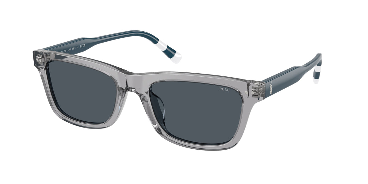Polo Ralph Lauren PH4240U Shiny Transparent Grey Sunglasses