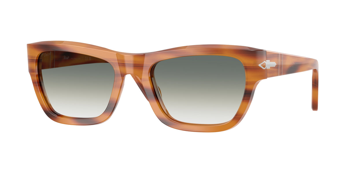 Persol PO0091S Striped Brown Sunglasses