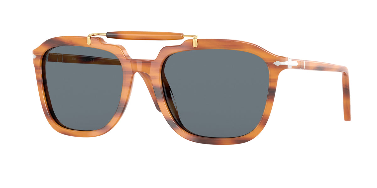 Persol PO0203S Striped Brown Sunglasses