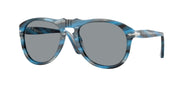 Persol PO0649 Striped Blue And Grey Sunglasses