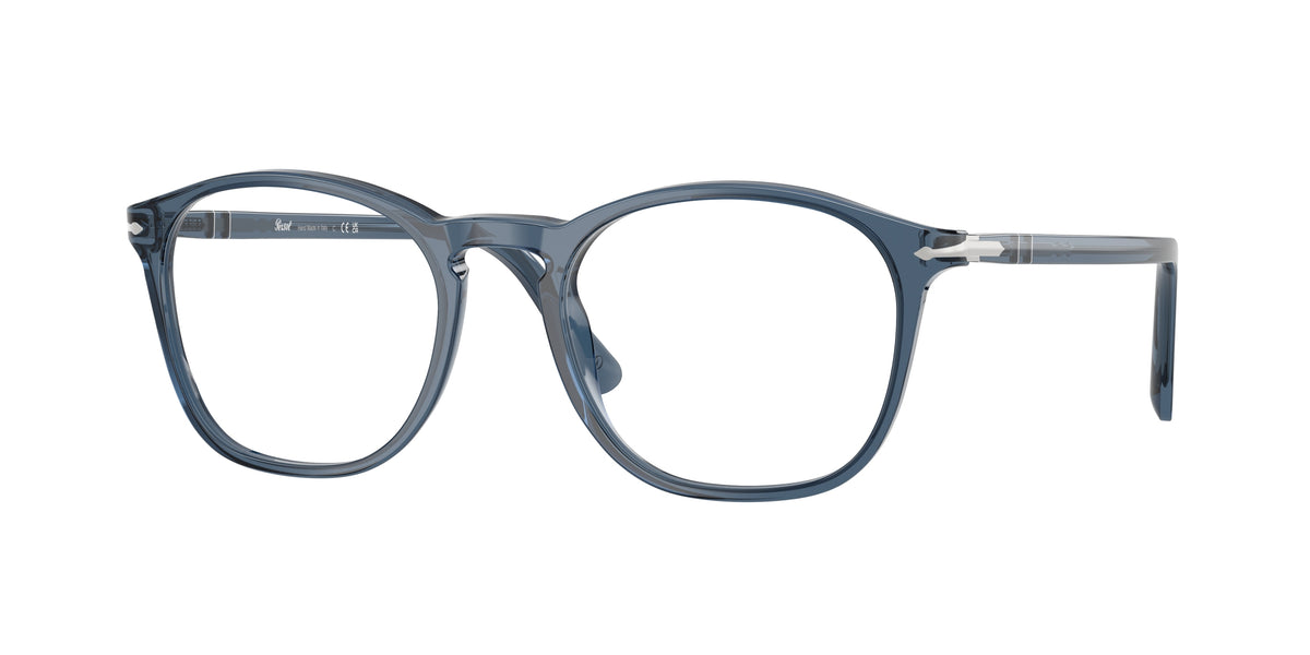 Persol PO3007VM Transparent Denim Blue Eyeglasses