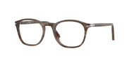 Persol PO3007V Striped Brown Eyeglasses