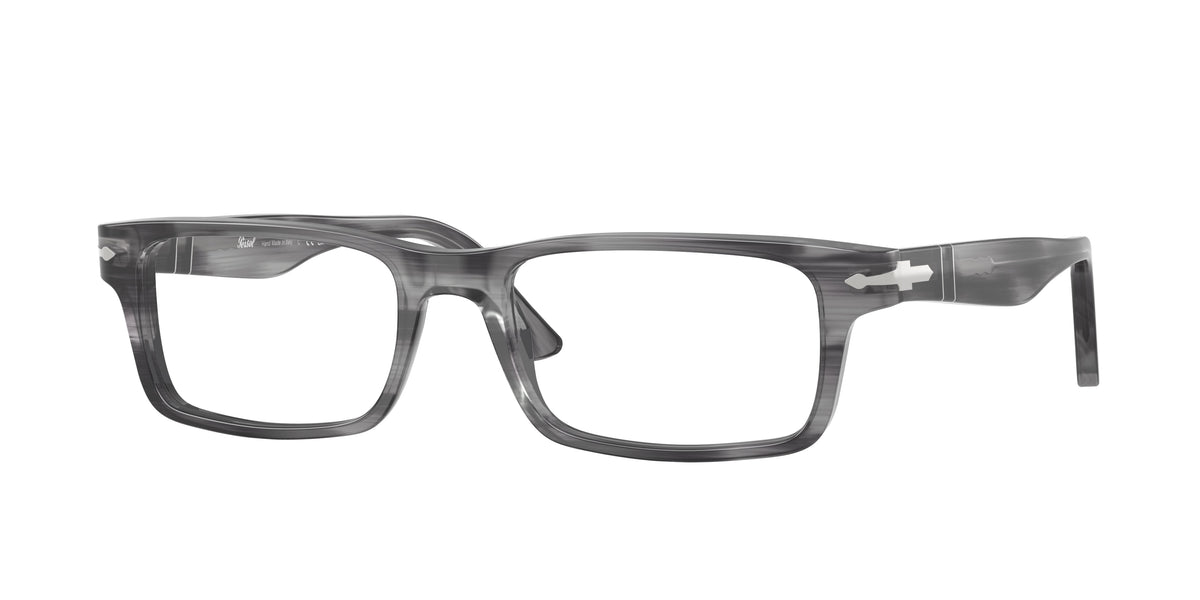 Persol PO3050V Striped Grey Eyeglasses