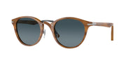 Persol PO3108S Striped Brown Sunglasses