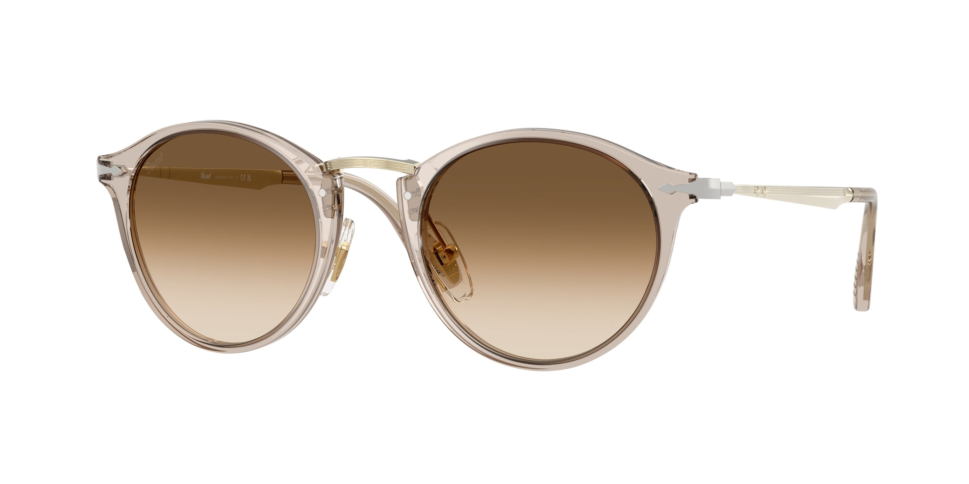 Persol PO3166S Transparent Brown Grey Sunglasses