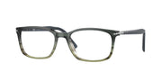 Persol PO3189V Grey Striped Green Gradient Eyeglasses