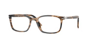Persol PO3189V Striped Black & Greish Brown Eyeglasses