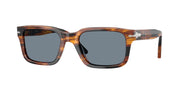 Persol PO3272S Striped Black & Brown Sunglasses