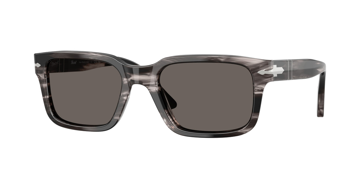 Persol PO3272S Striped Black & Grey Sunglasses