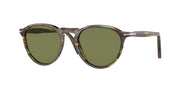 Persol PO3286S Striped Green Sunglasses