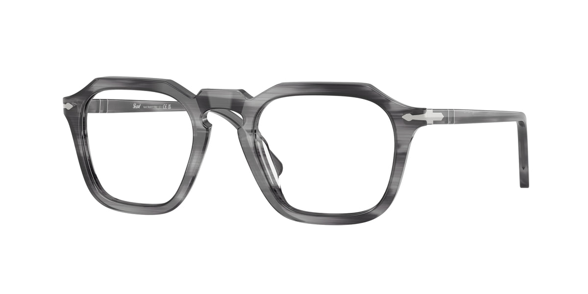 Persol PO3292V Striped Grey Eyeglasses