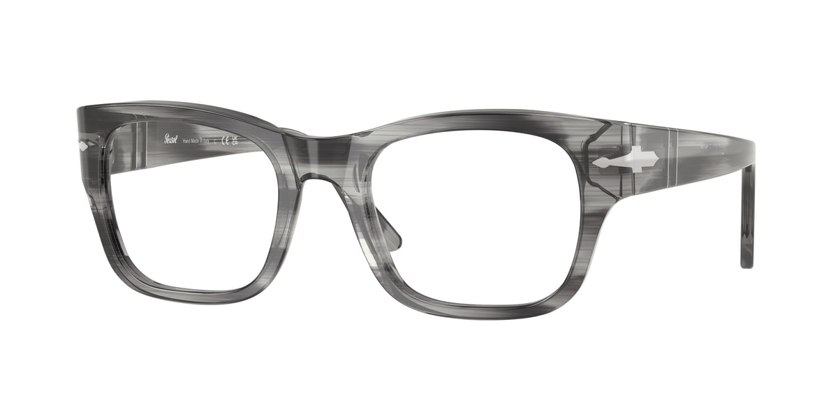 Persol PO3297V Striped Grey Eyeglasses