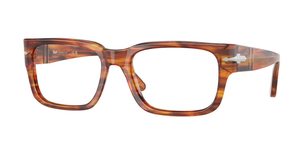 Persol PO3315V Striped Brown Eyeglasses