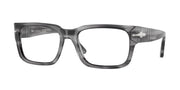 Persol PO3315V Striped Grey Eyeglasses