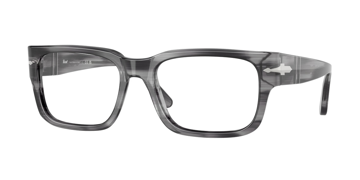 Persol PO3315V Striped Grey Eyeglasses