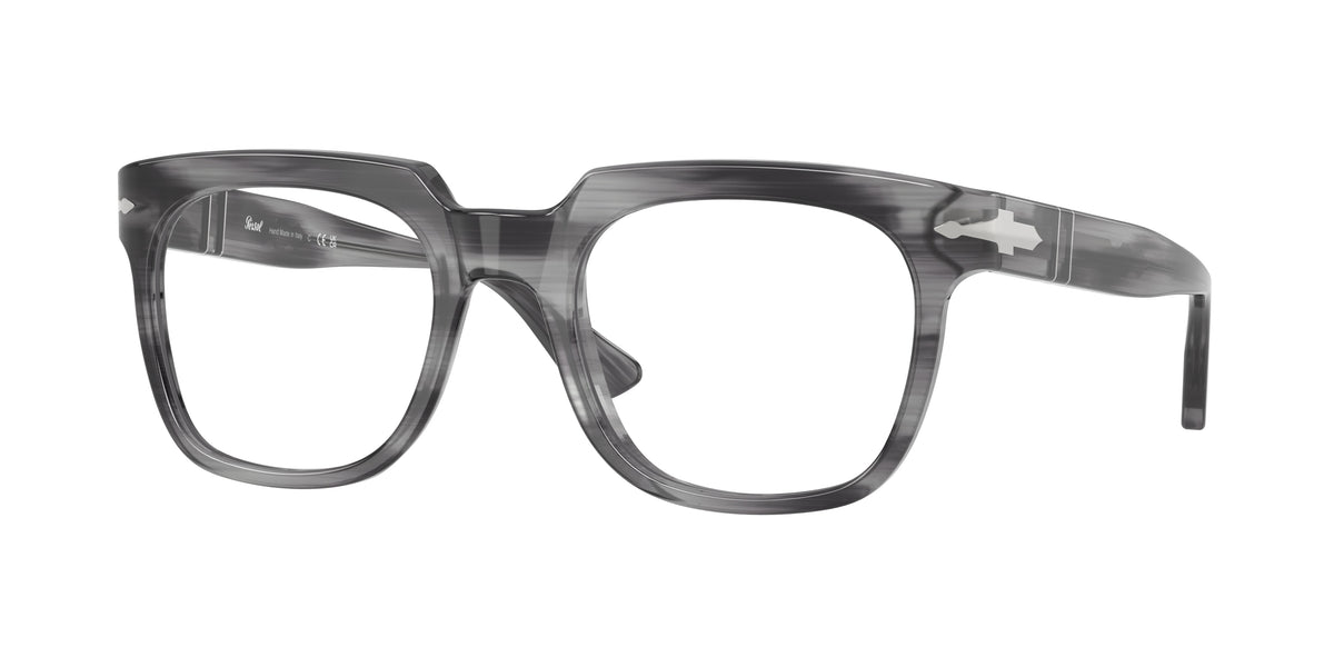 Persol PO3325V Striped Grey Eyeglasses