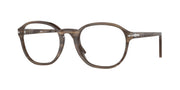Persol PO3343V Striped Brown Eyeglasses