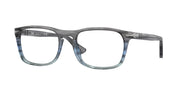 Persol PO3344V Striped Grey Gradient Blue Eyeglasses