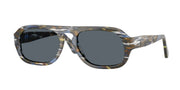 Persol PO3369S Frost Grey/Nautical Blue Sunglasses