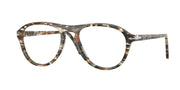 Persol PO3371V Amber Brown/Pirate Black Eyeglasses