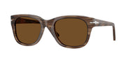 Persol PO3372S Striped Brown Sunglasses