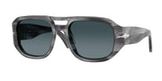 Persol PO3373S Striped Grey Sunglasses